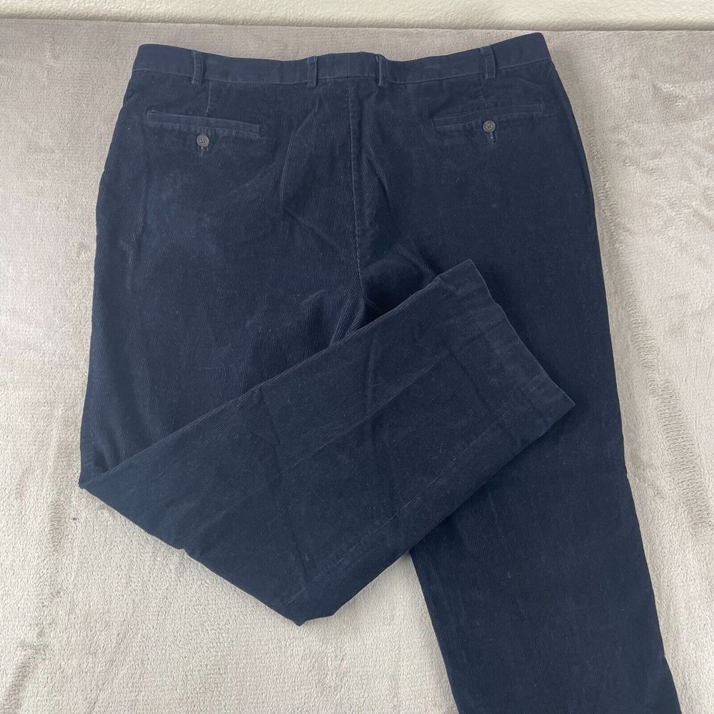 Lauren Ralph Lauren Pants Men 40x31 Blue Corduroy Classic Straight Leg Preppy